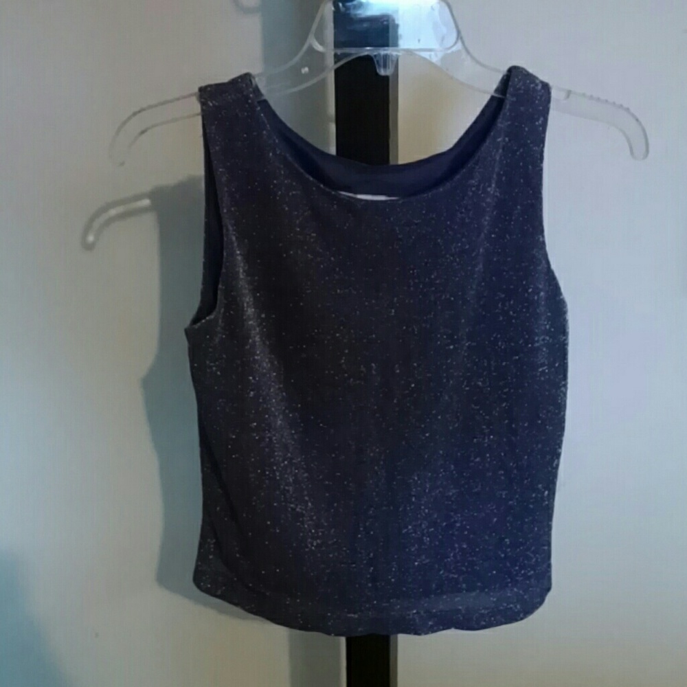 Glittery purple blouse